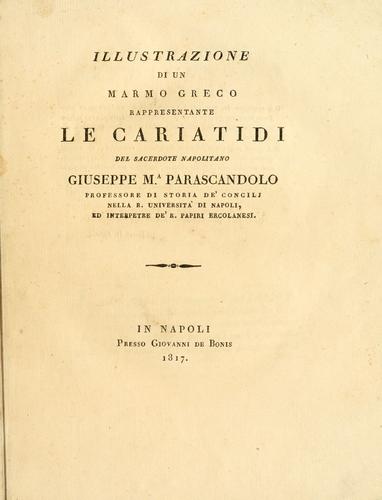 Illustrazione di un marmo greco rappresentante le cariatidi