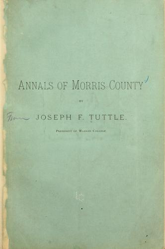 Annals of Morris County