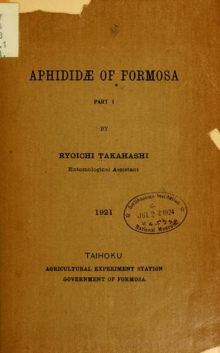 Aphididae of Formosa