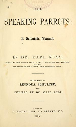 The speaking parrots