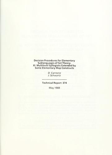 Decision procedures for elementary sublanguages of set theory.  XI. Multilevel syllogistic extended by some elementary map constructs.