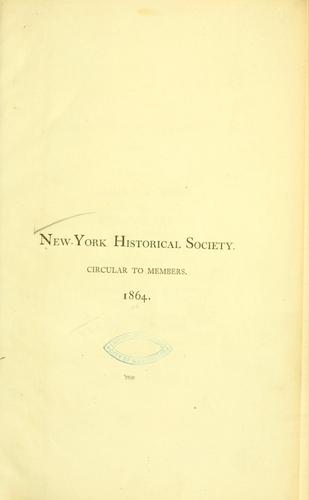 Circular to members.