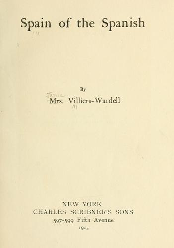 Spain of the Spanish