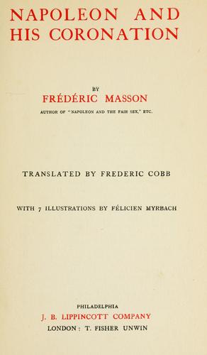 Napoleon and his coronation