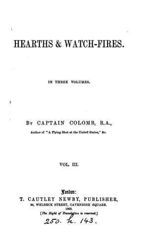 Hearths & watch-fires