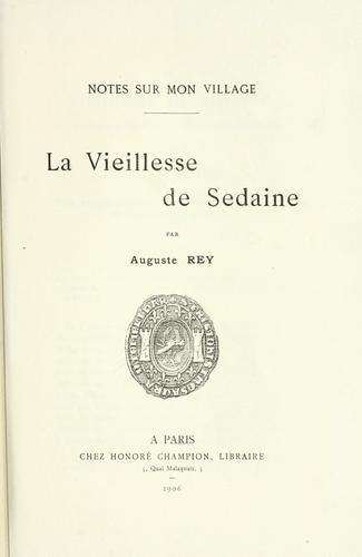 La vieillesse de Sedaine.