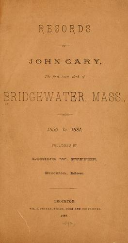 Records of John Cary