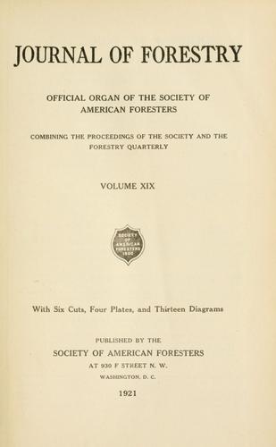 Journal of forestry.