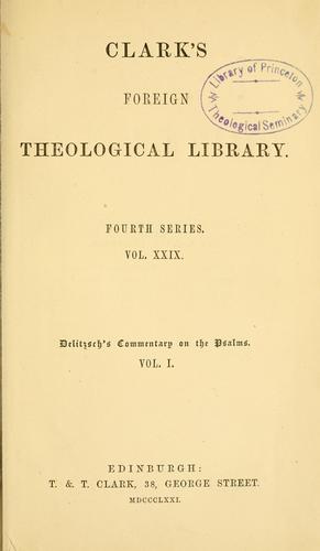 Biblical commentary on the Psalms