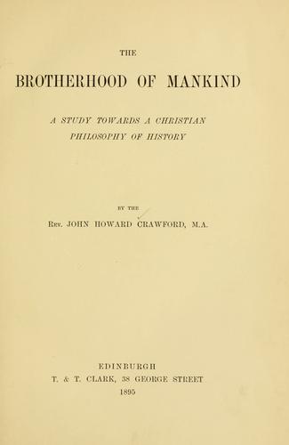 The brotherhood of mankind