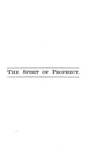The Spirit of Prophecy
