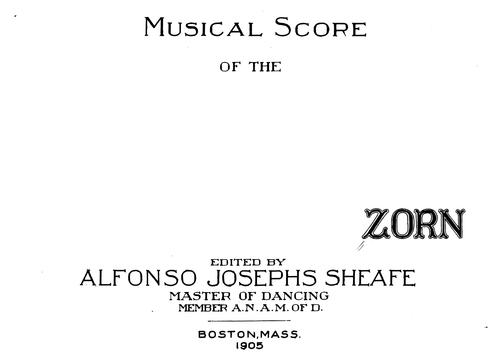 Musical Score of the Grammar of the Art of Dancing