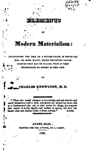 Elements of Modern Materialism: Inculcating the Idea of a Future State in ...