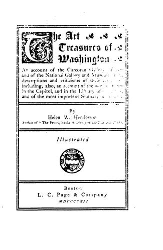 The Art Treasures of Washington: An Account of the Corcoran Gallery of Art ...