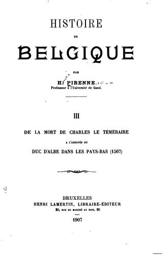 Histoire de Belgique