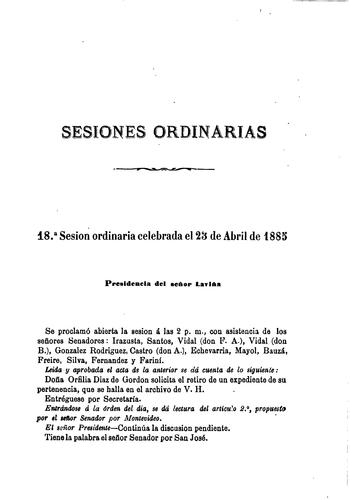Diario de sesiones