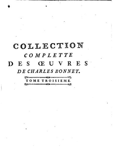 Œuvres d'histoire naturelle et de philosophie: [With plates, including a ...