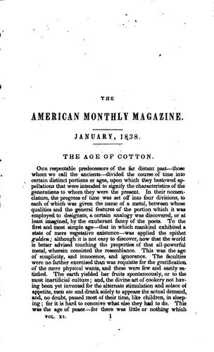 The American Monthly Magazine