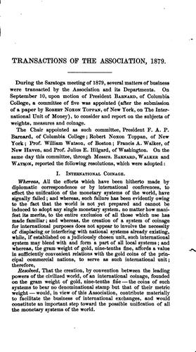 Journal of Social Science: Containing the Transactions of the American Association.