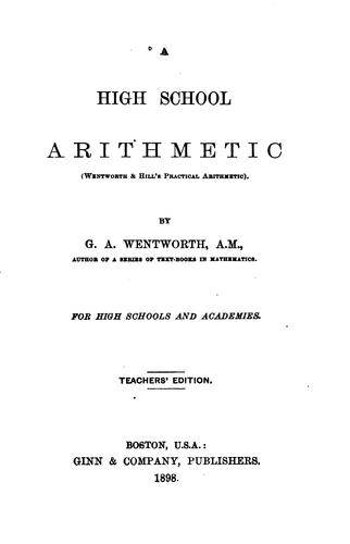 A high school arithmetic