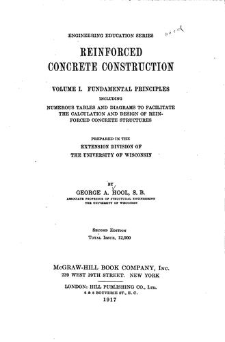 Reinforced concrete construction ...