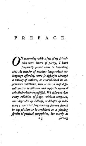 Essays on Song-writing: With a Collection of Such English Songs as are Most ...