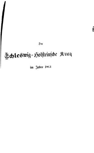 Der Schleswig-holsteinsche Krieg im Jahre 1864: im jahre 1864