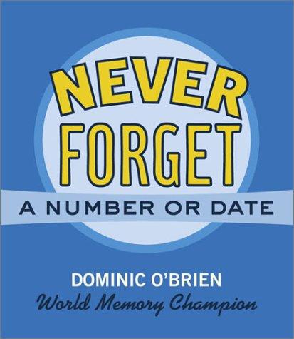 Never forget a number or date