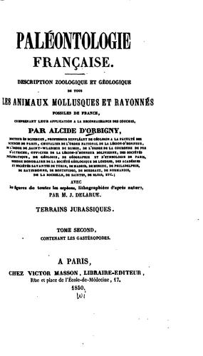 Paléontologie française: description des mollusques et rayonnés fossiles
