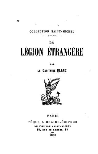 La légion étrangère