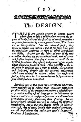 The Pleasures of Imagination: A Poem, in Three Books