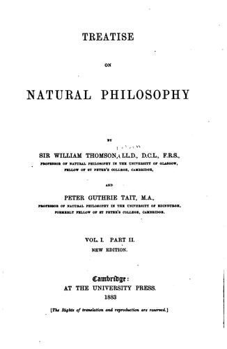 Treatise on Natural Philosophy