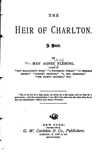 The Heir of Charlton: A Novel