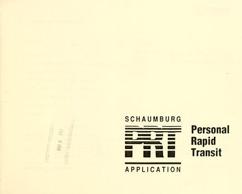 Schaumburg PRT application