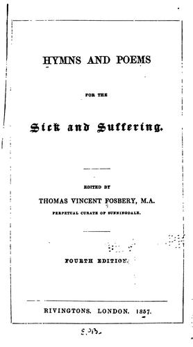 Hymns and Poems for the Sick and Suffering