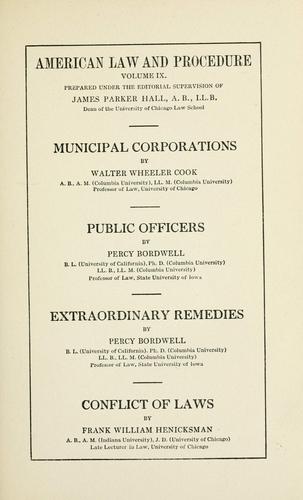 American law and procedure