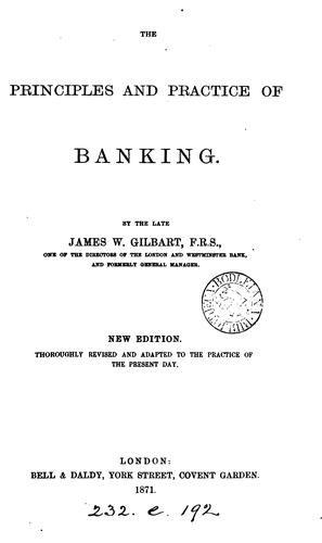 The principles and practice of banking