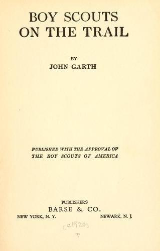 Boy scouts on the trail