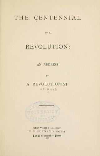 The centennial of a Revolution