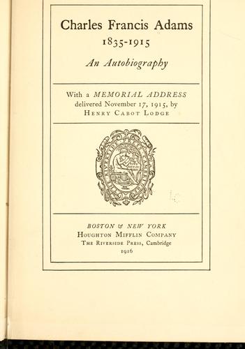 Charles Francis Adams