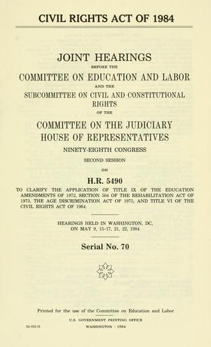 Civil Rights Act of 1984