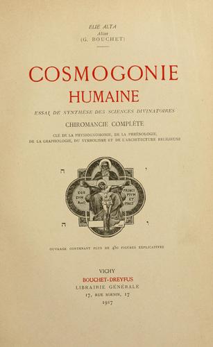 Cosmogonie humaine