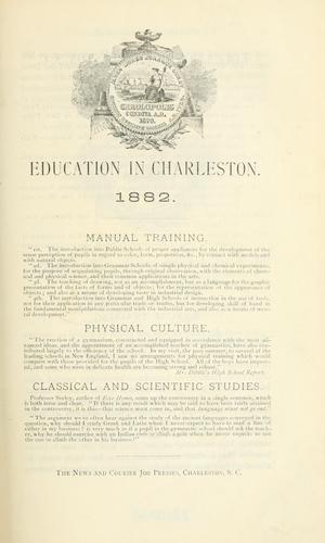 Education in Charleston 1882.