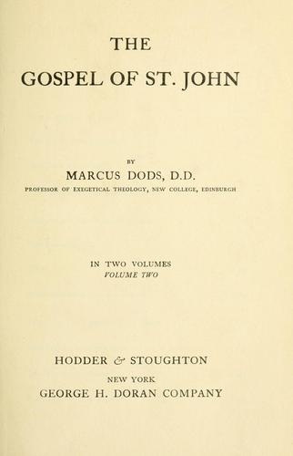 The Gospel of St. John