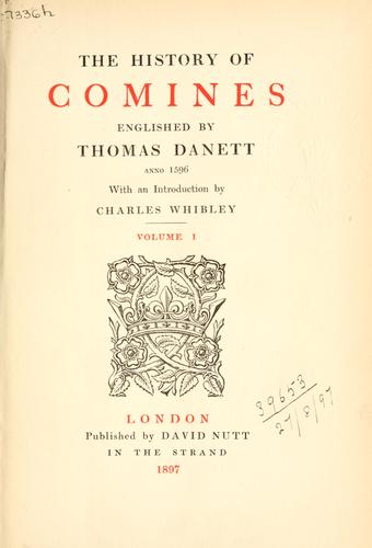 The history of Comines
