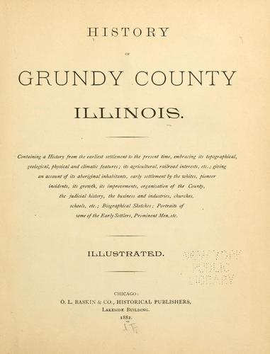 History of Grundy County, Illinois