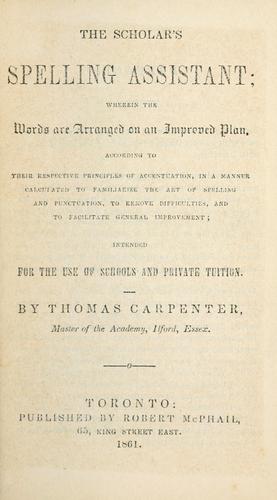 The scholar's spelling assistant