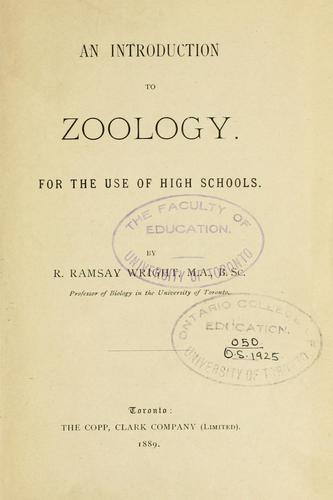 An introduction to zoology