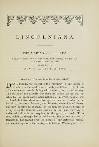 Lincolniana