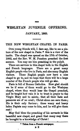 Wesleyan Juvenile Offering: A Miscellany of Missionary Information for Young ...